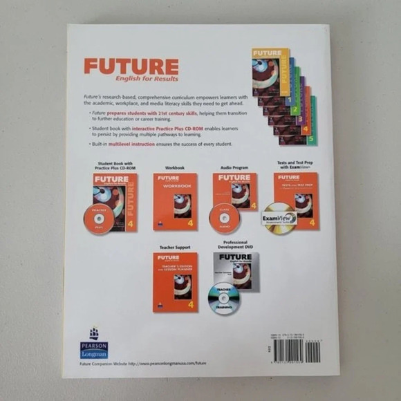 Future English for Results 4 Book and Workbook for English Class CD Included NEW - Picture 3 of 12